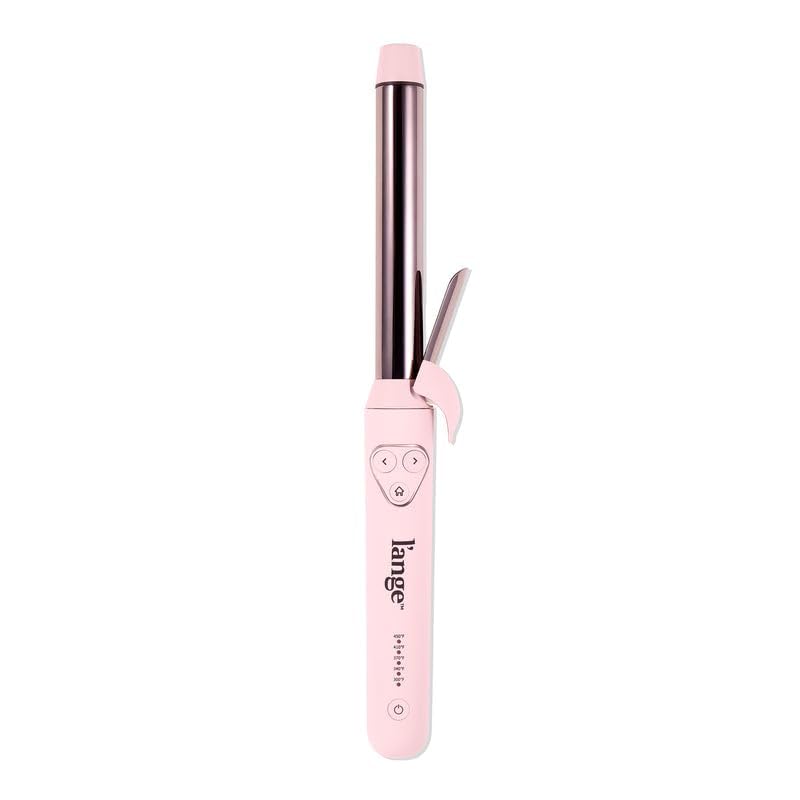 L'ANGE HAIR Le Pirouette 25MM Titanium Rotating Curling Iron, Blush