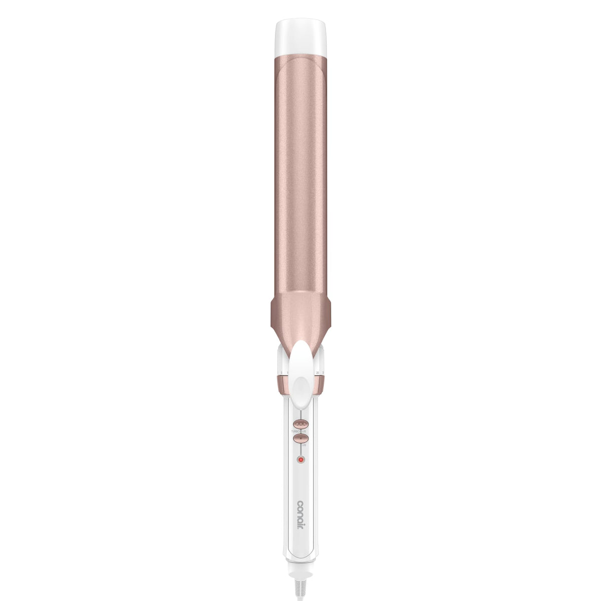 Conair Curling Iron, Double Ceramic, 1 1/2" Barrel, White/Rose Gold
