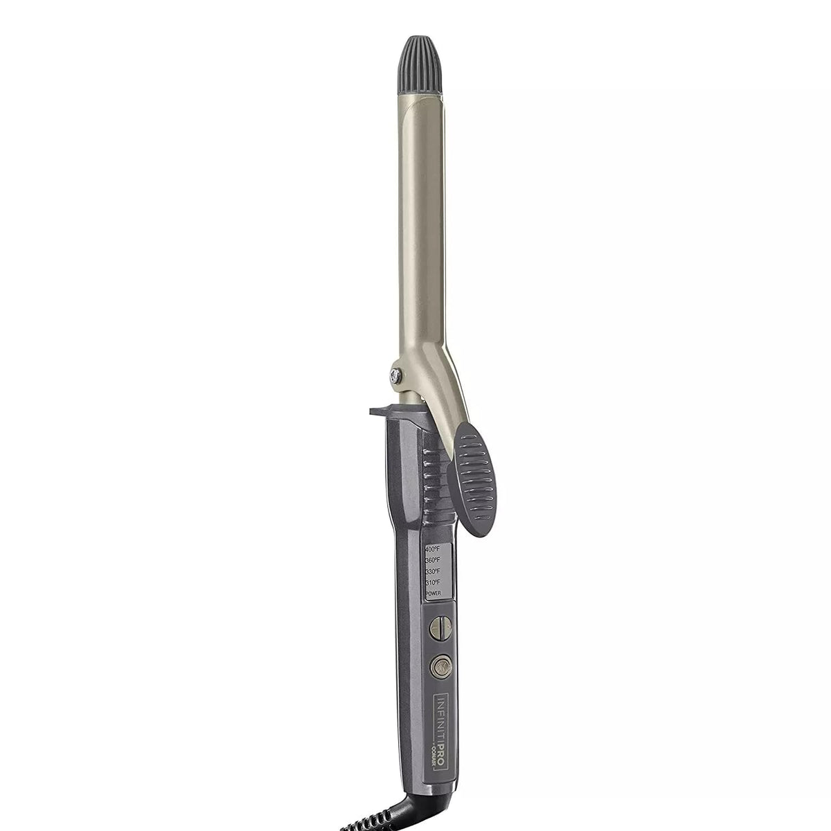 Conair INFINITIPRO Tourmaline 1 1/2-Inch Ceramic Curling Iron, 1 ½ inch barrel produces soft waves – for use on medium and long hair