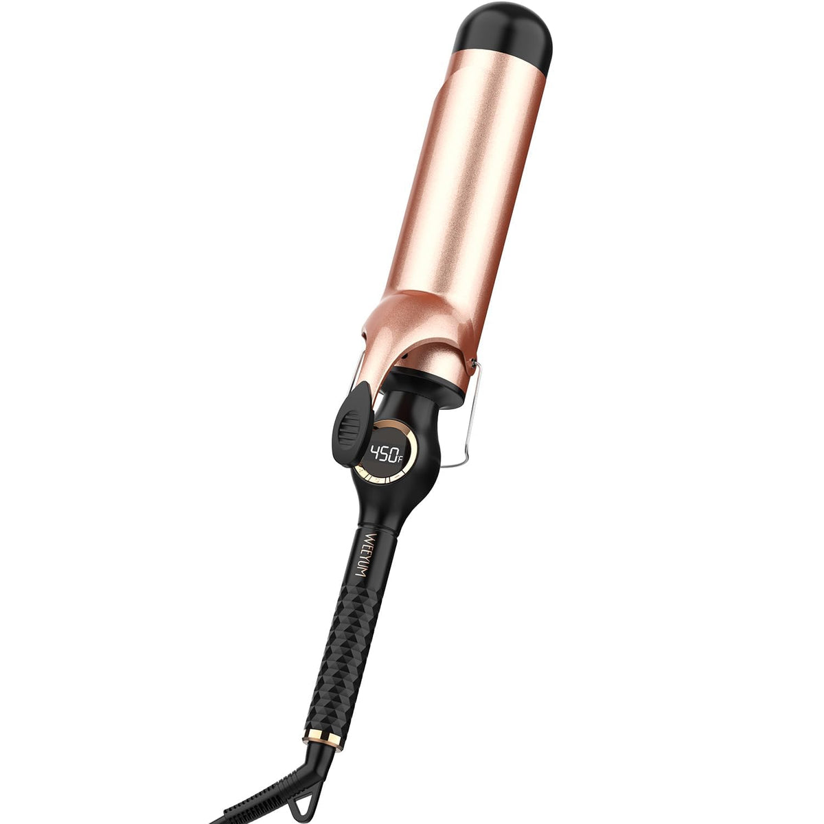 Large Curling Iron 2 Inch, Hair Curling Wand 2 Inch, Dual Voltage, Black