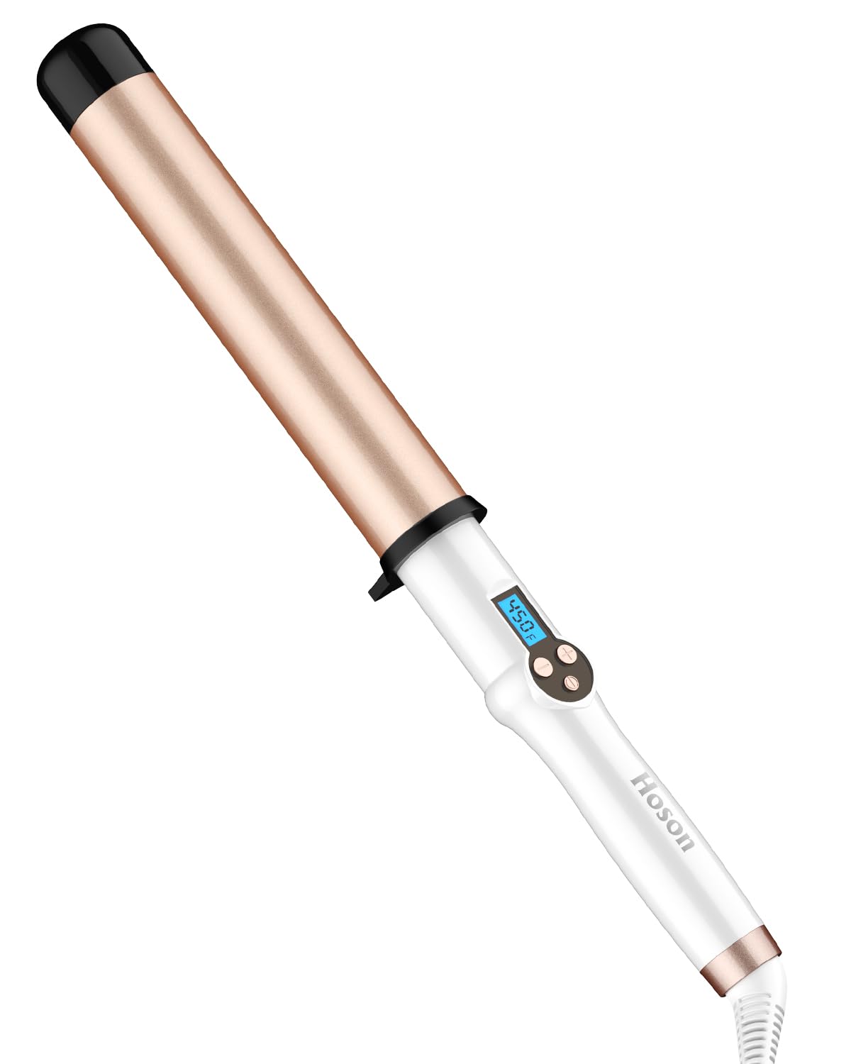 1 Inch Extra Long Barrel Curling Wand Ceramic for Long Hair No-Clamp