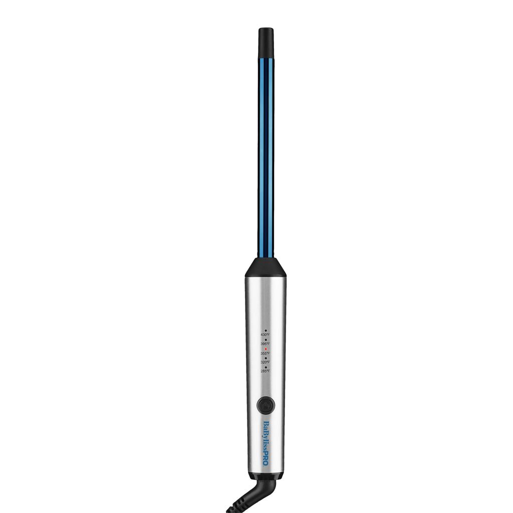 BabylissPRO Nano Titanium Professional Curling Wand For All Hair Types, Reaches 430 Degrees For Long Lasting Curls