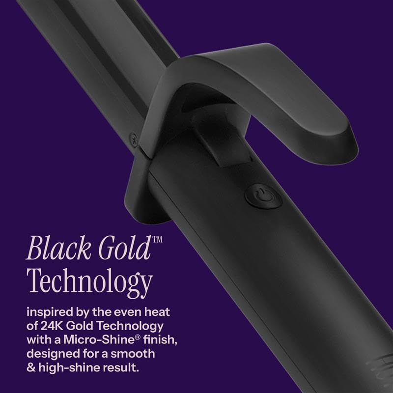 Hot Tools Pro Artist Black Gold Digital 1" Curling Iron