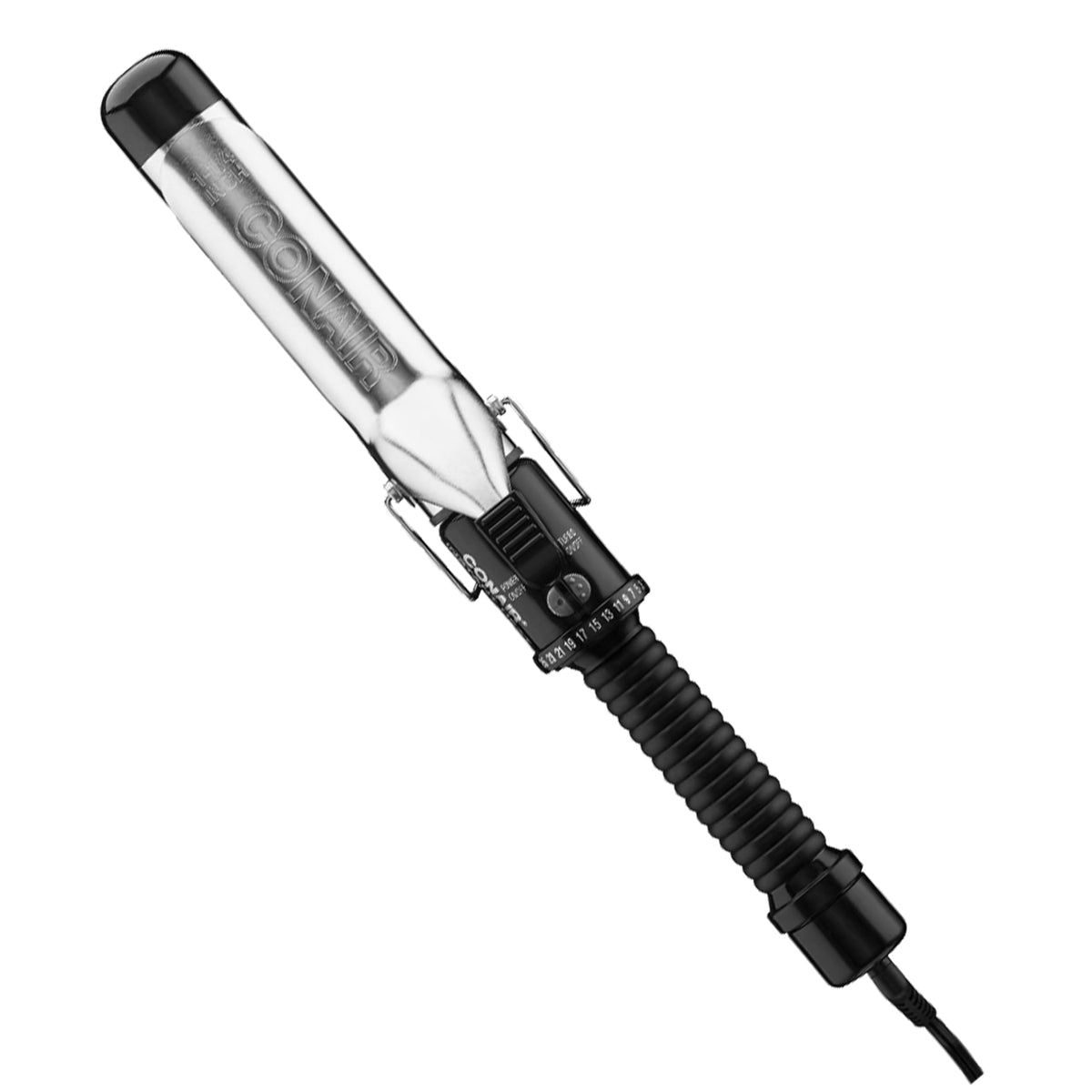 Conair Curling Iron, Short to Medium Hair, 3/4-in. Barrel, Black/Silver