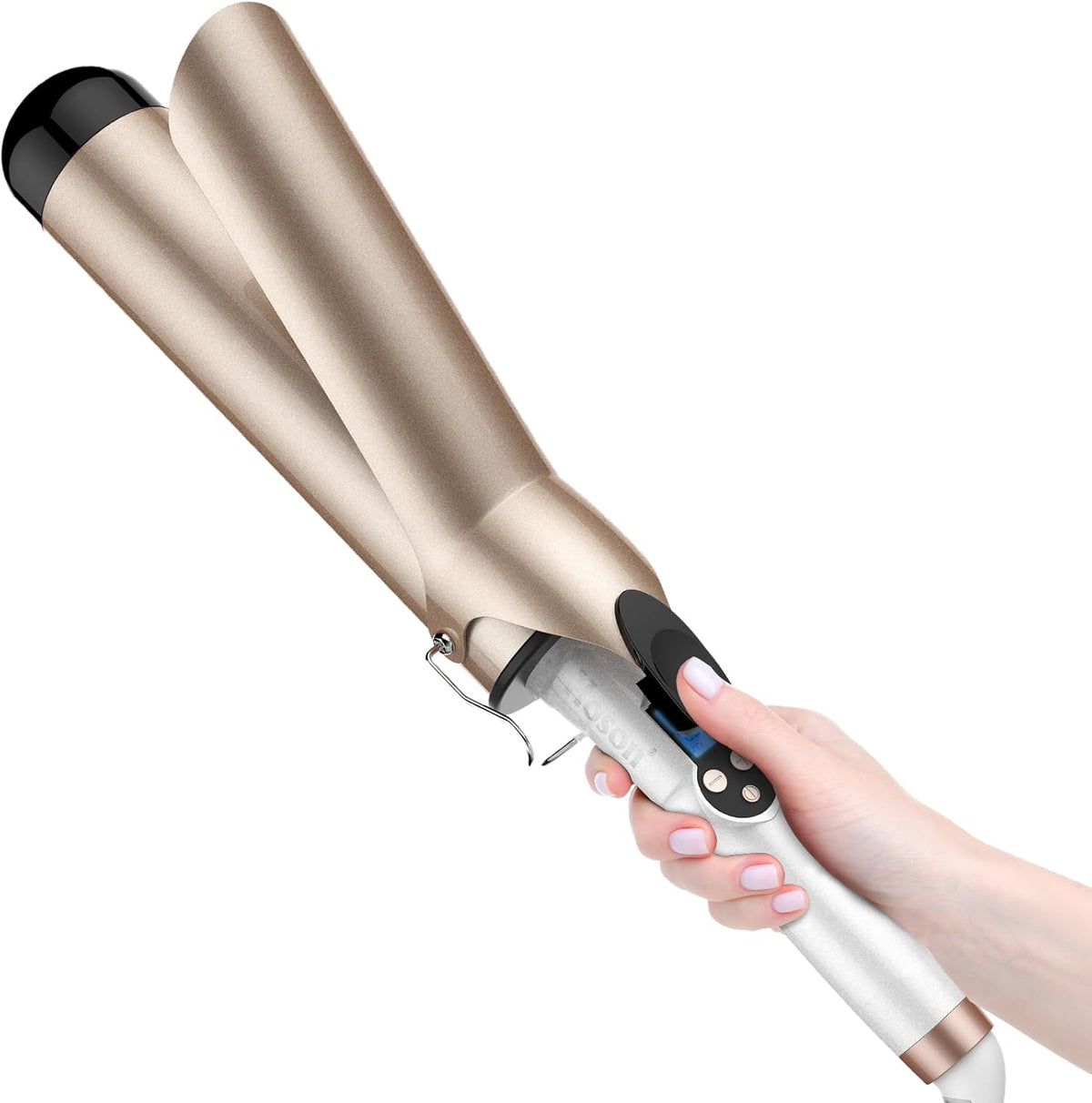 Hoson Curling Iron 2 Inch-Ceramic Wand Large Barrel for Long Hair