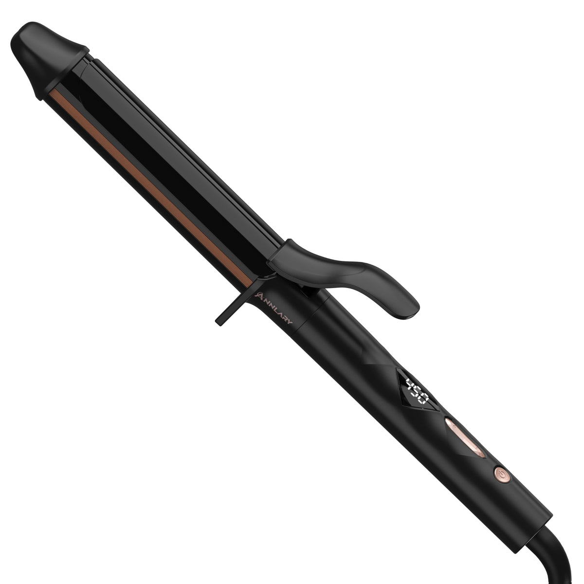 ANNLARY 1.5 Inch Curling Iron, 1 1/2 Titanium Ceramic Hair Curler