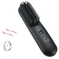 STUDLLY LCD Screen Cordless Hair Straightener & Curler 2 in 1, Black