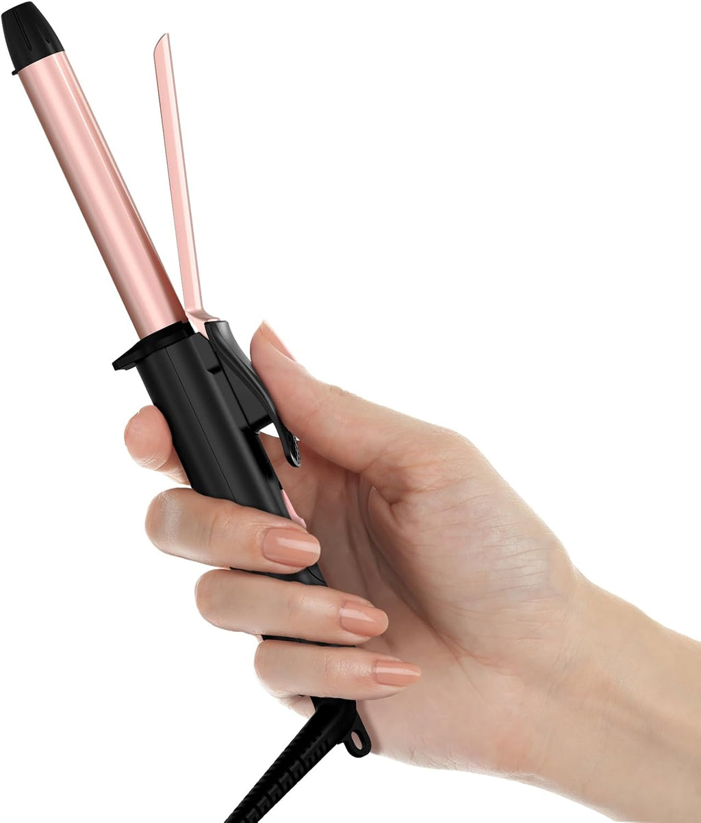 FARERY Mini Curling Iron for Short Hair, 1/2 Inch, Dual Voltage 100-240V