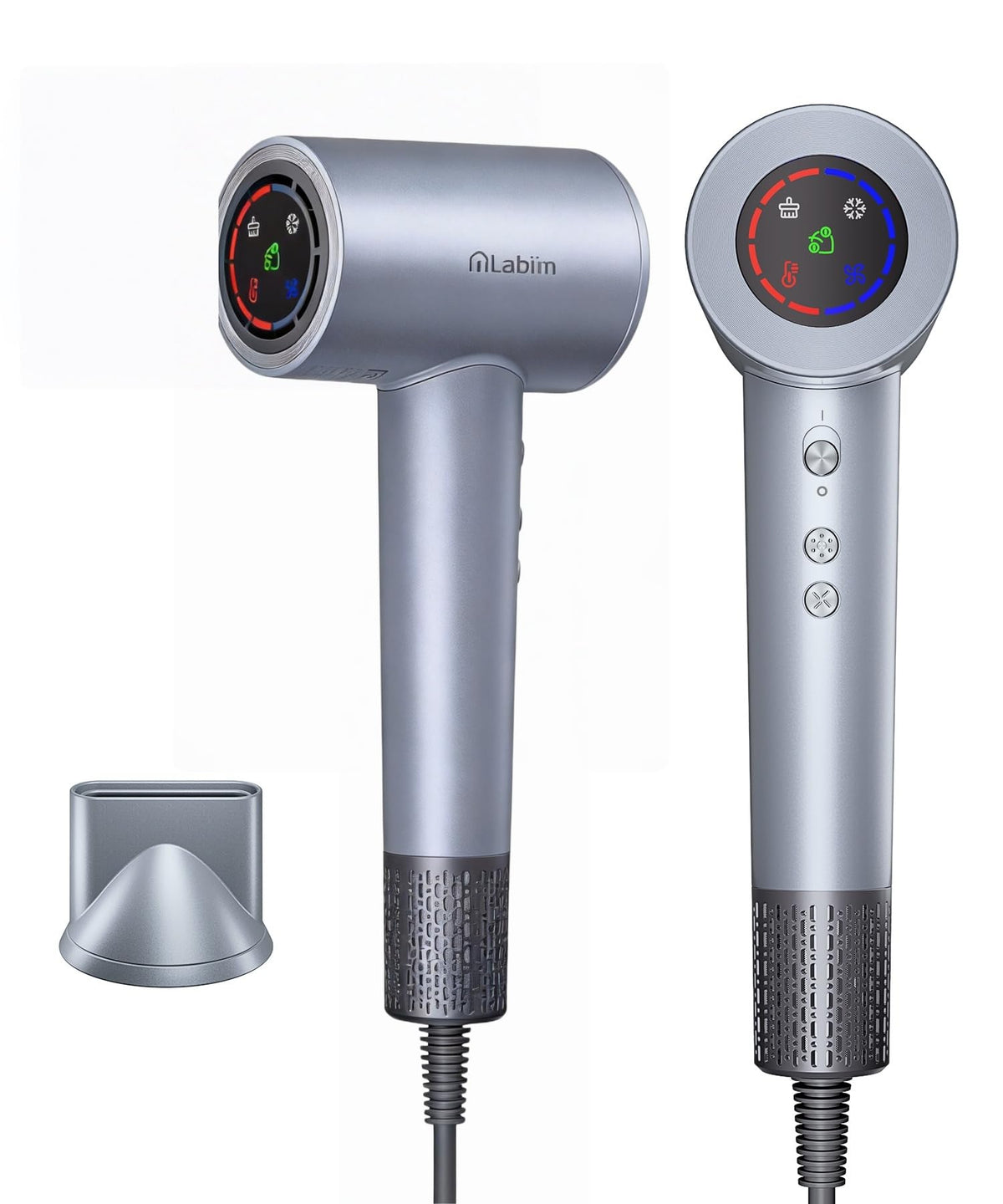 Labiim Hair Dryer,High-Speed Ionic Blow Dryer 110,000 RPM Motor,Cyber White