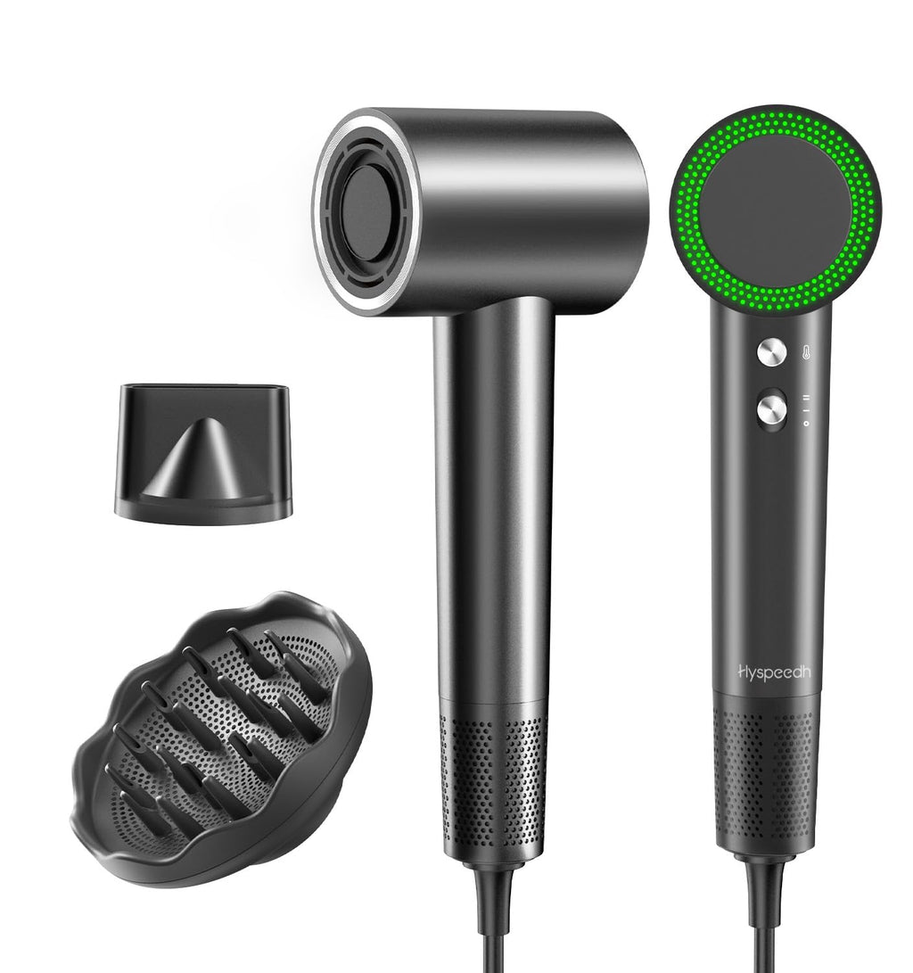 Hair Dryer with Diffuser, 180,000 RPM High Speed Blow Dryer with Diffuser