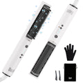 Quico Hair Straightener Brush, 100-240V Dual Voltage Straightener Brush