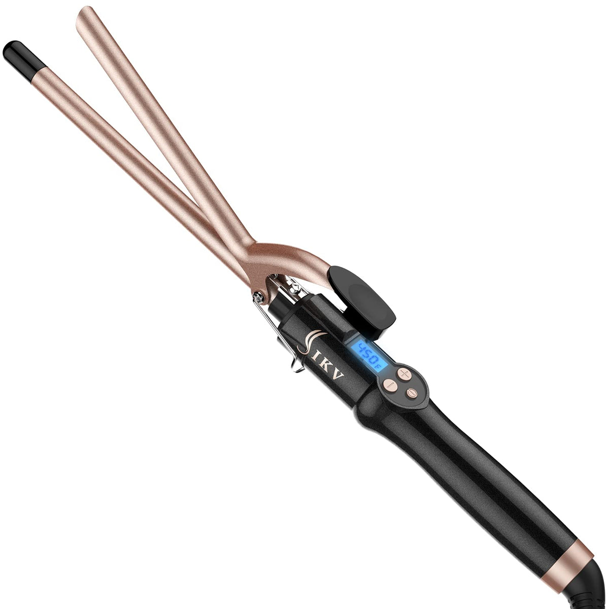 IKV 2 inch Curling Iron Extra Large,Long Barrel Curling Wand for Long Hair