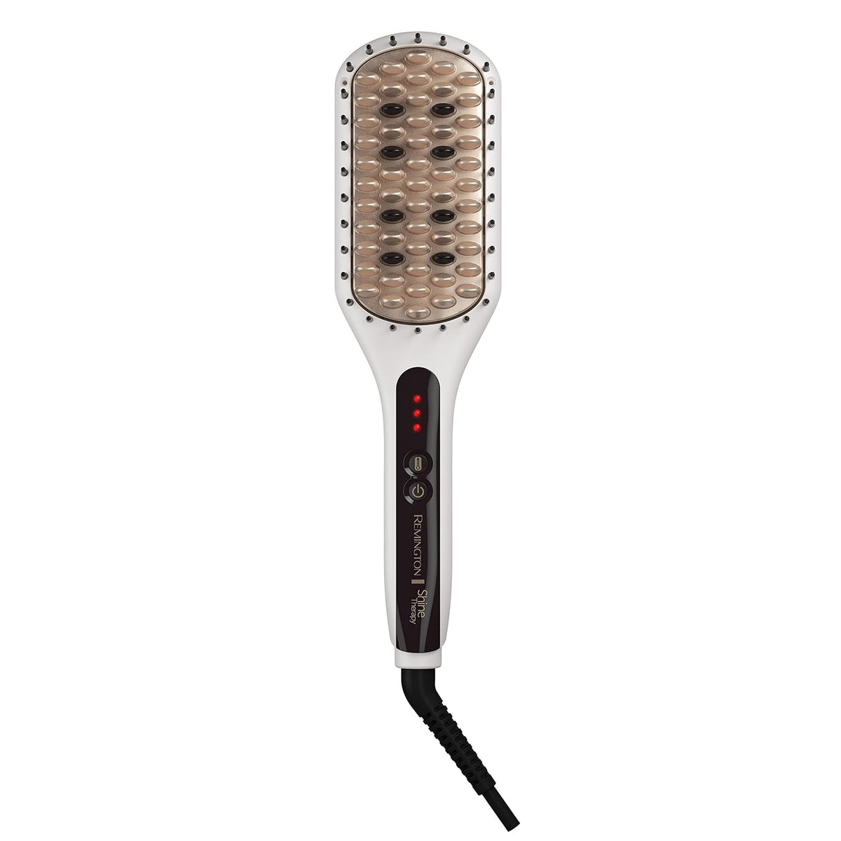 Remington Shine Therapy Hair Straightener Brush, 1 Count, Ceramic Infusion