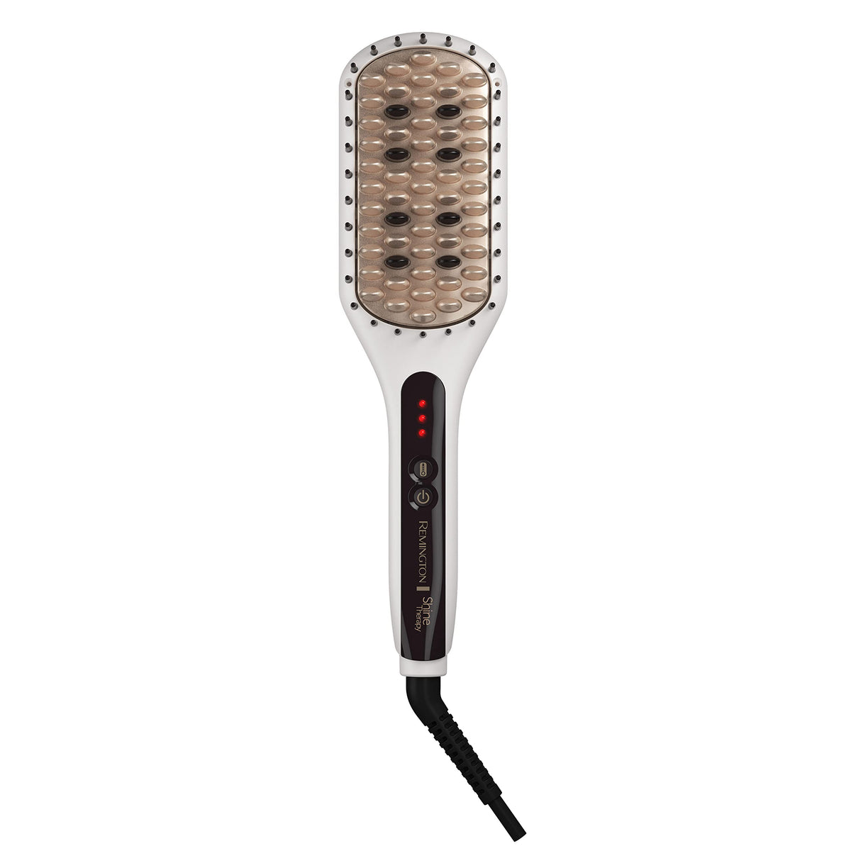Remington Shine Therapy Hair Straightener Brush, 1 Count, Ceramic Infusion