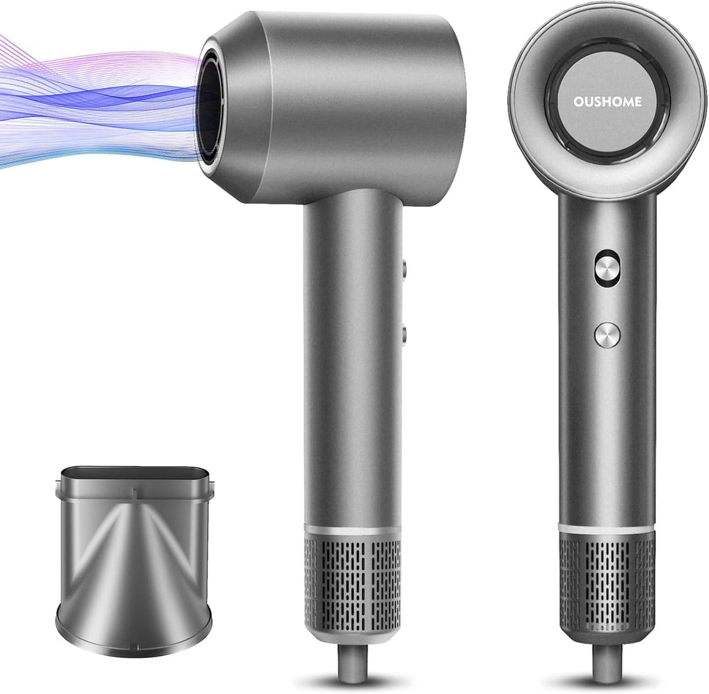 Hair Dryer, High Speed 150000 RPM with 500M Negative Ions