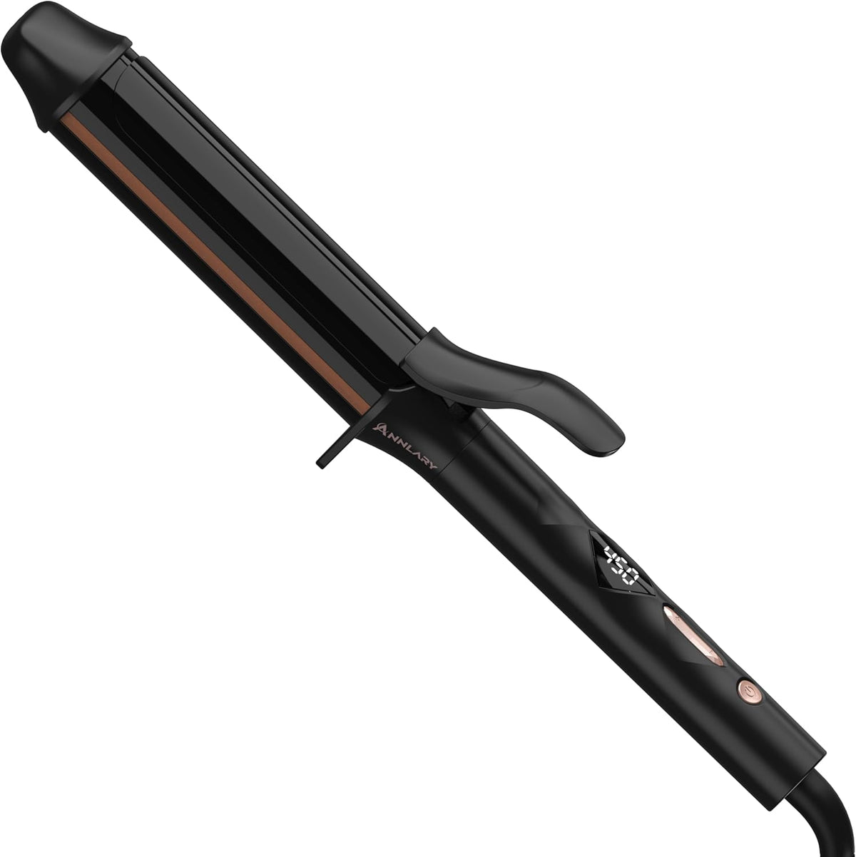 ANNLARY 1.5 Inch Curling Iron, 1 1/2 Titanium Ceramic Hair Curler