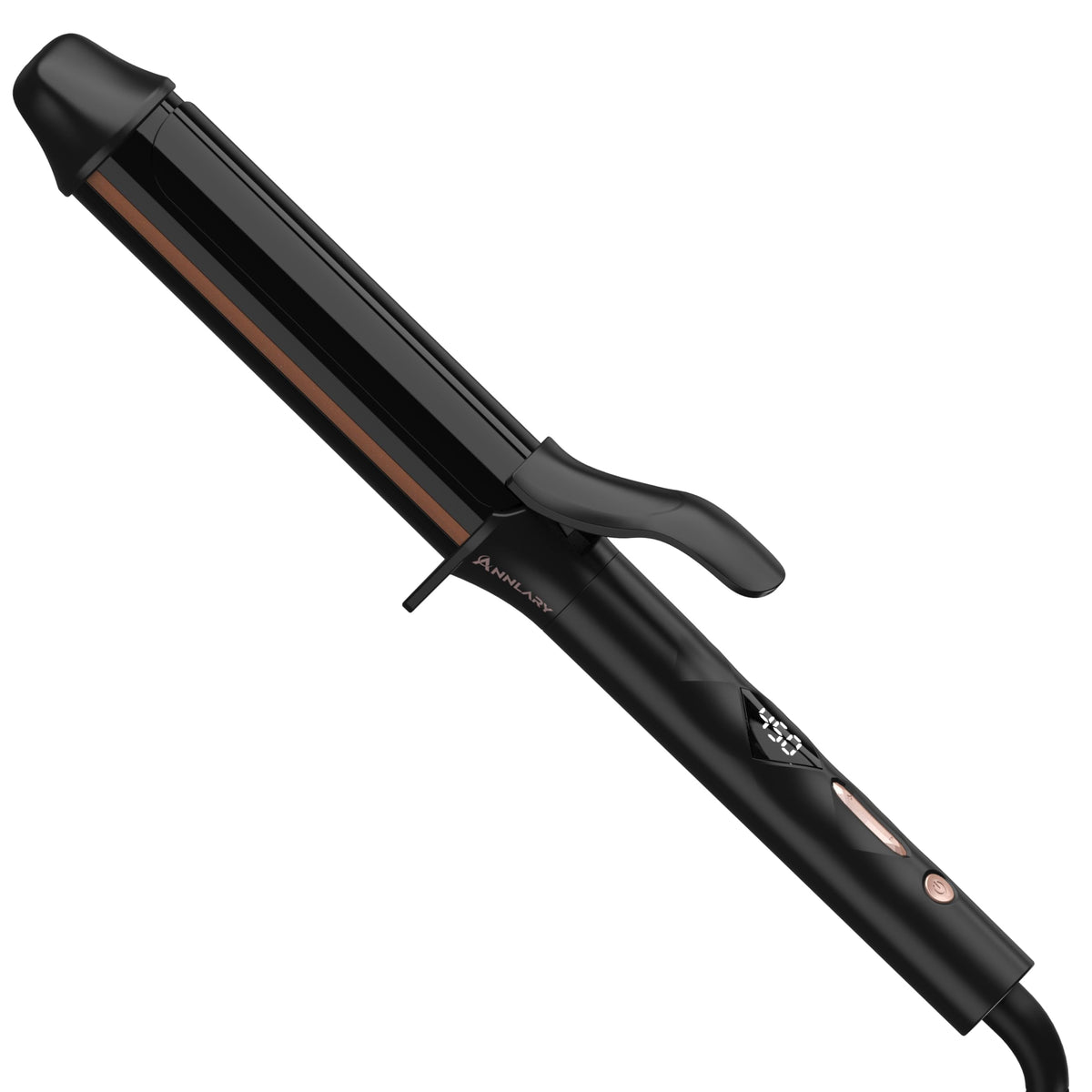ANNLARY 1.5 Inch Curling Iron, 1 1/2 Titanium Ceramic Hair Curler