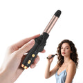 Cordless Curling Iron Mini Hair Curler 4000 mAh USB Rechargeable Portable Hair Curler with 200 Million Negative Ion
