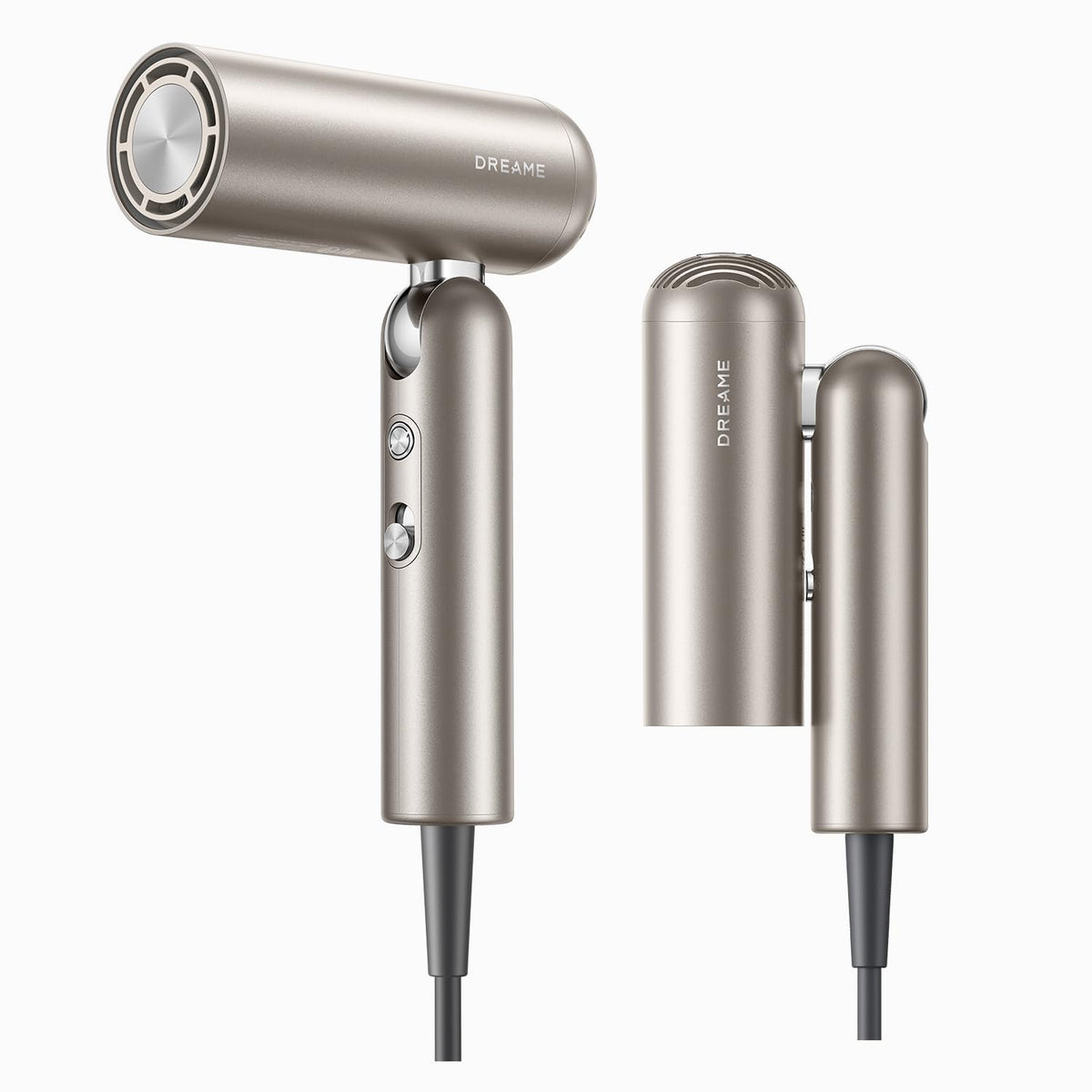 DREAME Hair Glory Combo High-Speed Hair Dryer, 110,000 RPM Motor, 300 Million Negative Ions, Fast-Dry in 2 Minutes, Lightweight & Quiet, Smart Temp Control, Ideal for Smooth, Shiny Hair