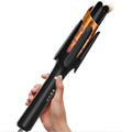 BILITOK Auto Curling Iron with 4 Temps, 3 Timers & Shut-Off (Pink)