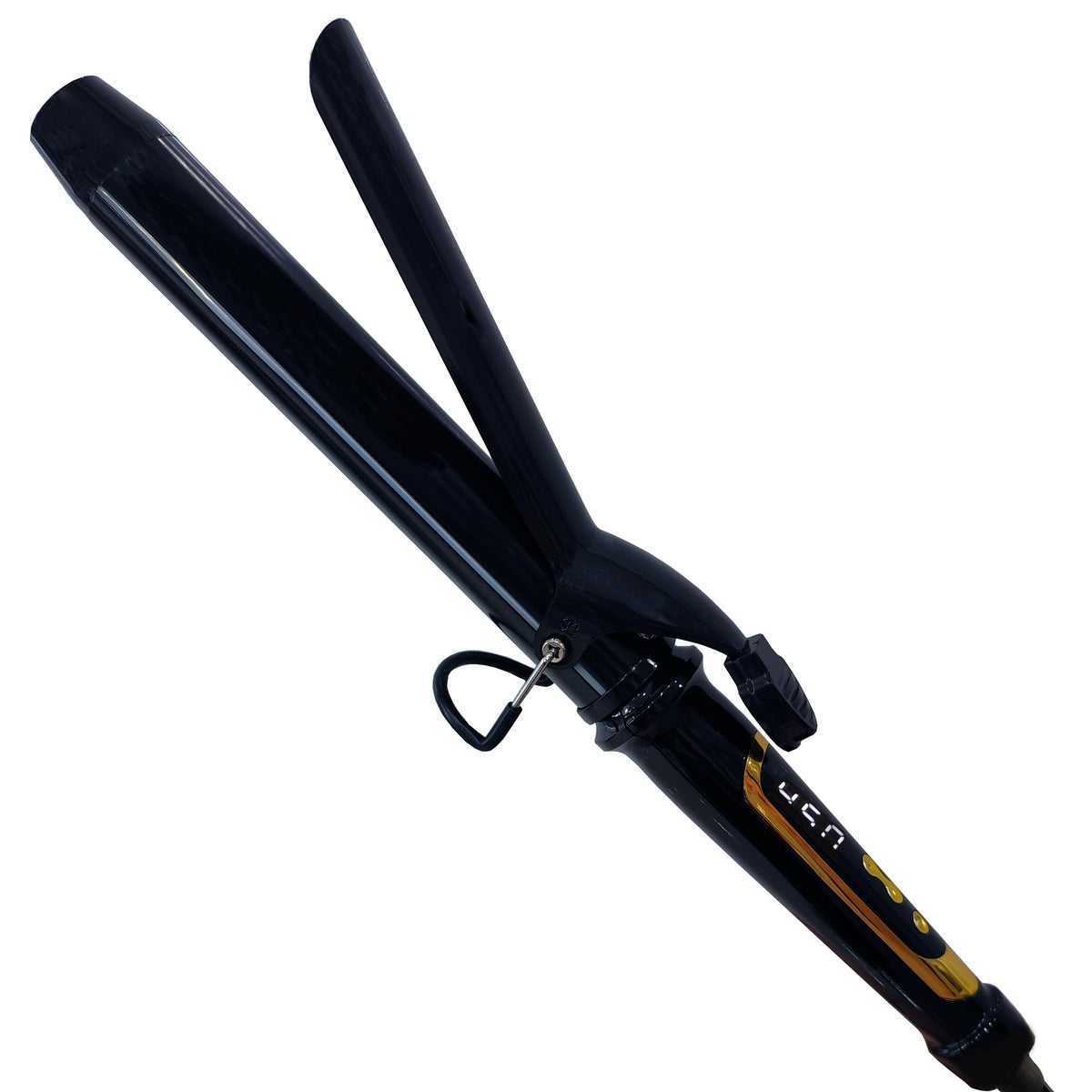 abp 1 Inch Curling Iron Extra Long Barrel with Clamp Instant Heatup to 450F
