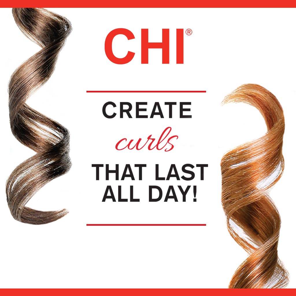 CHI Tourmaline Ceramic Curling Iron, Professional Hair Curler, 1.5" Barrel