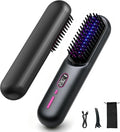 Go Brush Pro Cordless Hair Straightener Brush 9600mAh Rechargeable