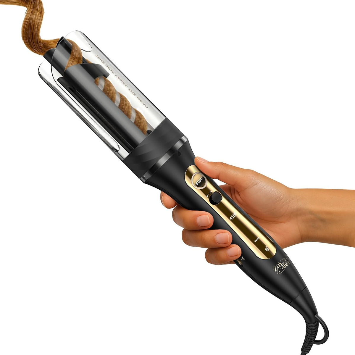 ZAVAREA Automatic Rotating Curling Iron for Long Hair