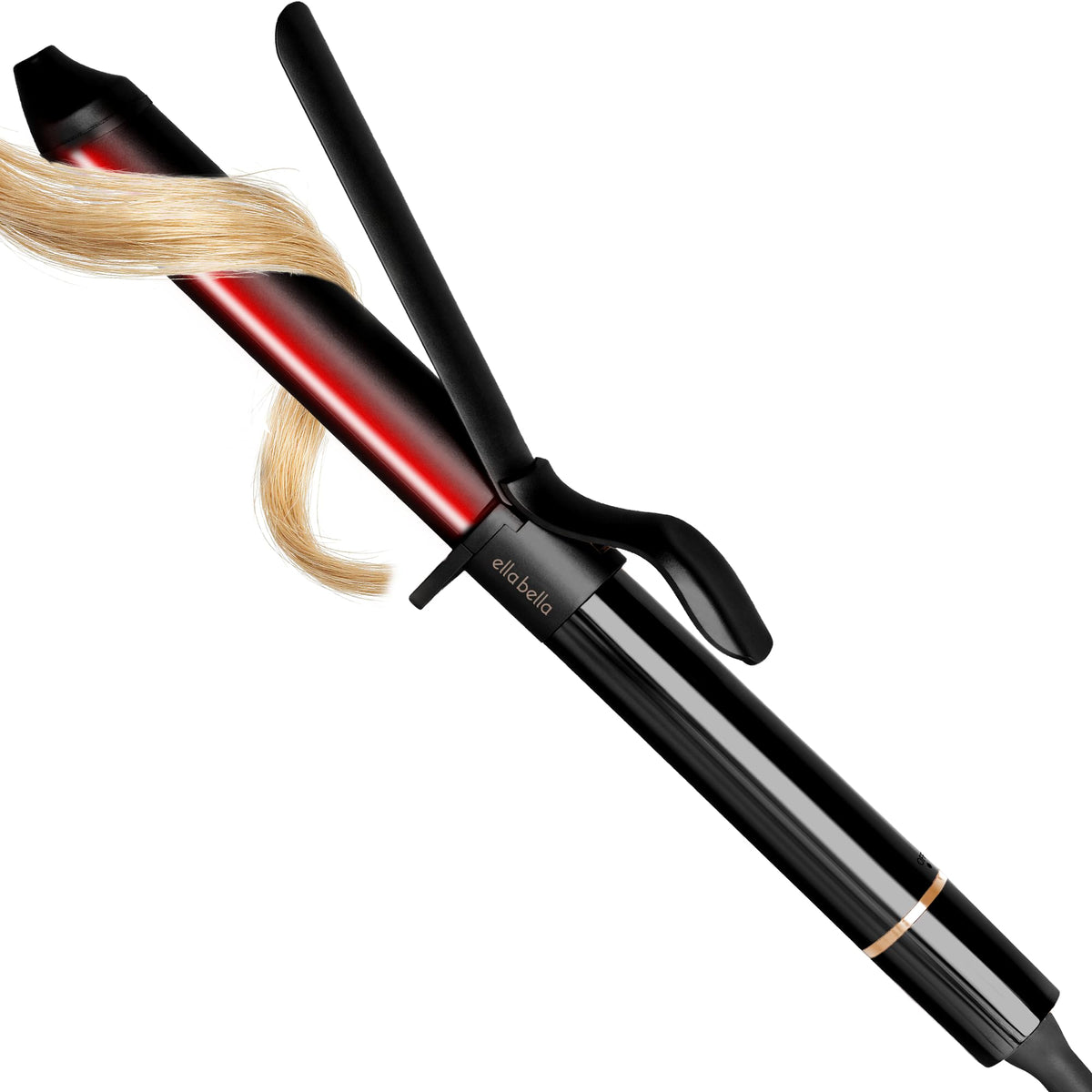 ELLA BELLA® Curling Iron 1.25" Professional Ceramic Wand, All Hair Types