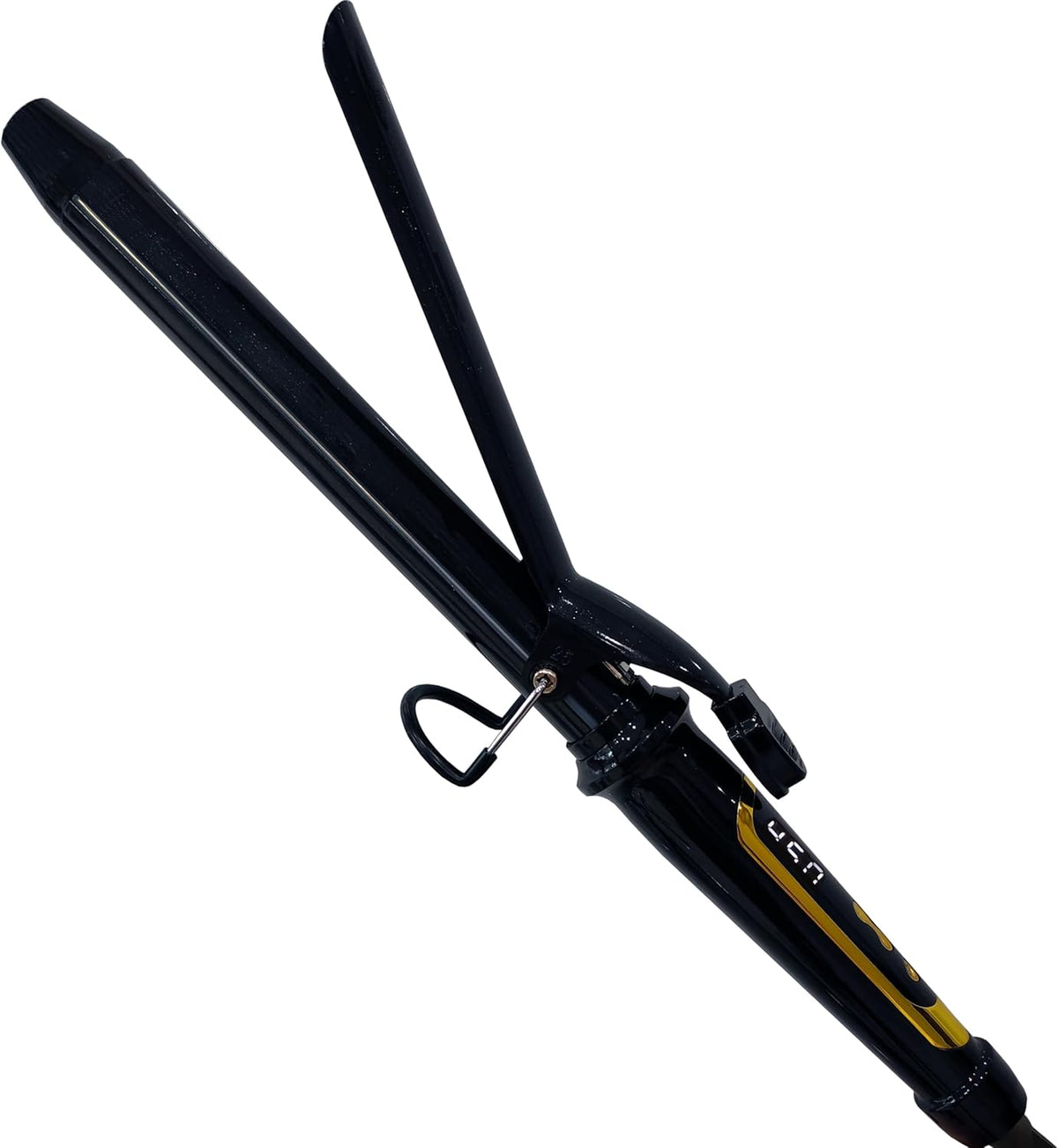 abp 1 Inch Curling Iron Extra Long Barrel with Clamp Instant Heatup to 450F