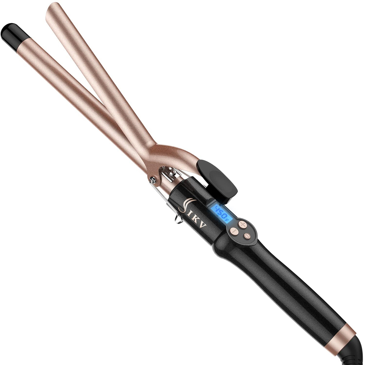 IKV 2 inch Curling Iron Extra Large,Long Barrel Curling Wand for Long Hair