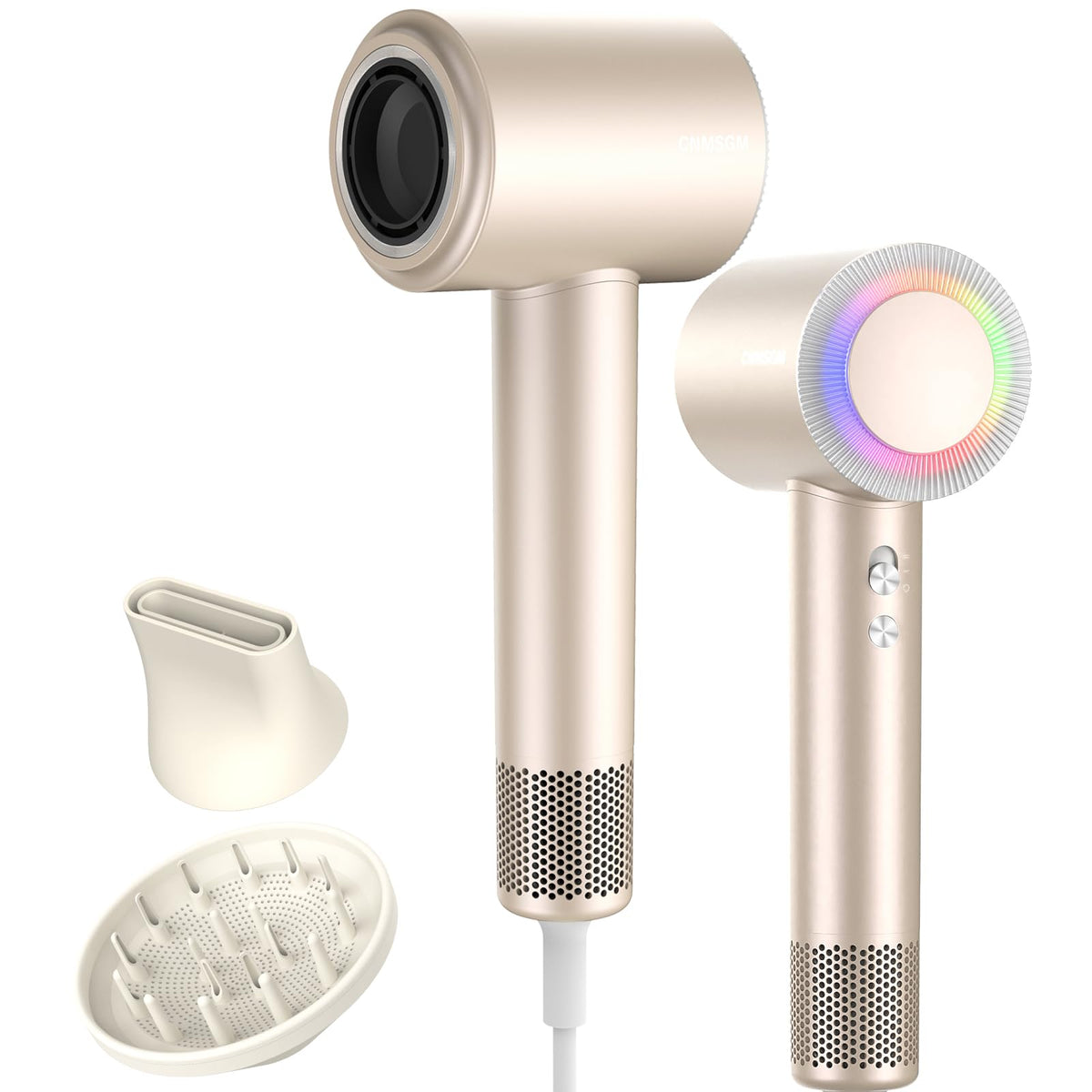 Faster Drying All Hair Types Hair Dryer,Ionic Blow Dryer(Iridescent)