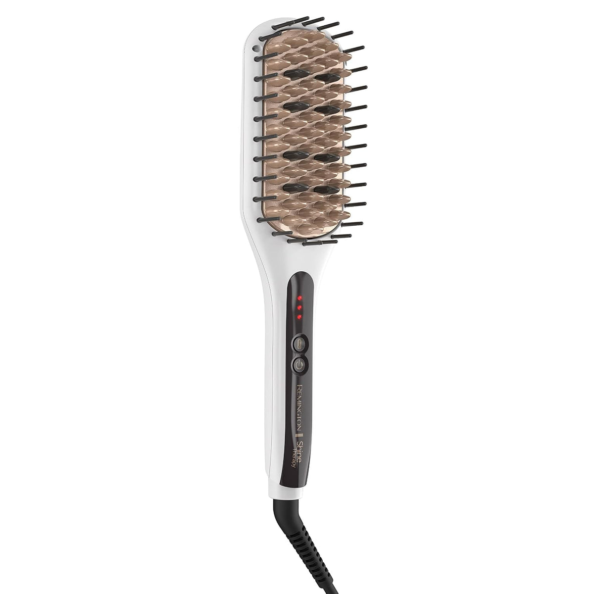 Remington Shine Therapy Hair Straightener Brush, 1 Count, Ceramic Infusion