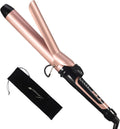 LANVIER 1.25 Inch Long Barrel Curling Iron for Medium to Long Hair