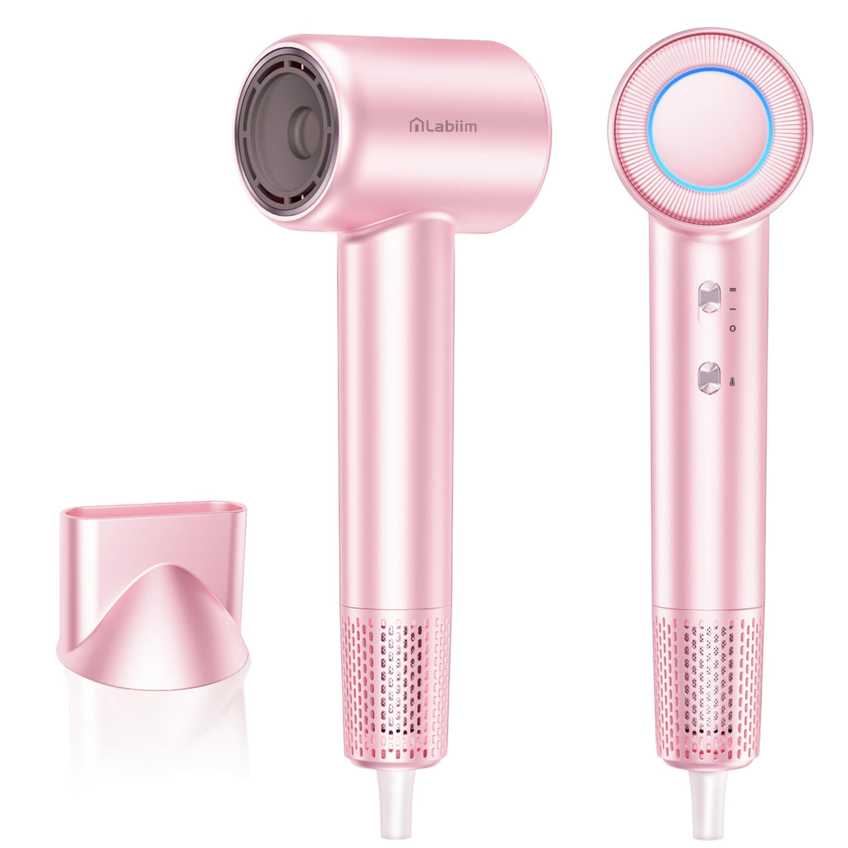 Labiim Hair Dryer,High-Speed Ionic Blow Dryer 110,000 RPM Motor,Cyber White