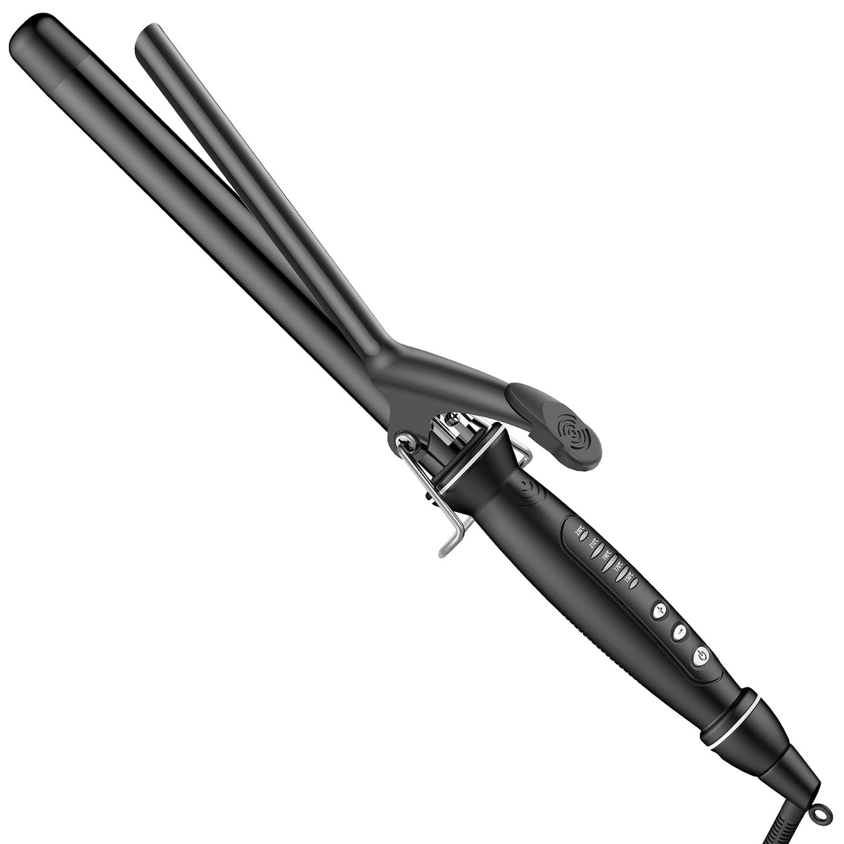 SAOSA 1 1/2 Inch Curling Iron, Tourmaline Ceramic Extra Long Barrel Curling Iron 1.5 Inch with Auto Shut-Off, Dual Voltage 110-240V Hair Curler Suitable for Travel, Including Glove
