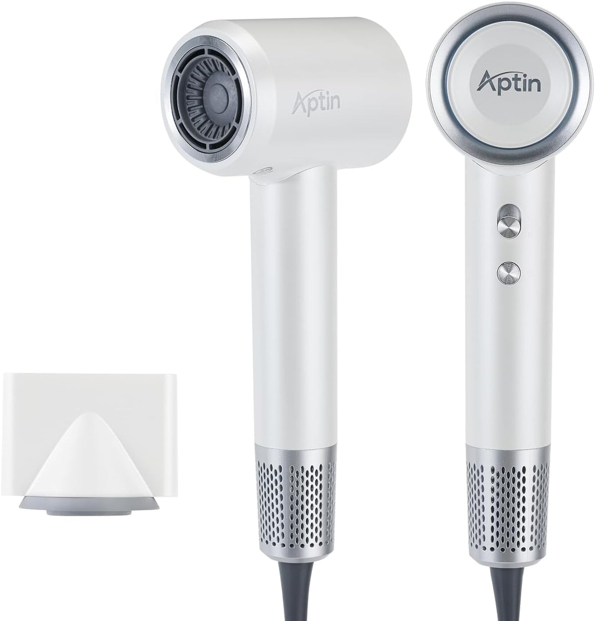 Ionic Hair Dryer 110, 000 RPM High Speed Motor Ultra-Fast Drying, 200 Million Negative Ions for Frizz Reduction, Overheat Protection, Low Noise Magnetic Concentrator, No Heat Damage Lightweight