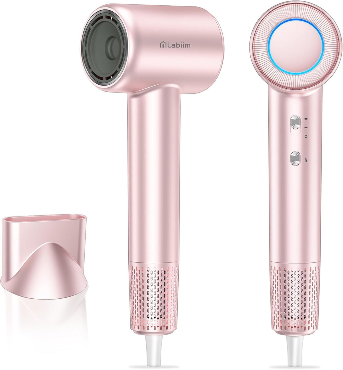 Labiim Hair Dryer,High-Speed Ionic Blow Dryer 110,000 RPM Motor,Cyber White