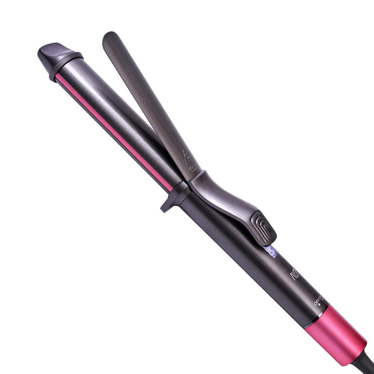 Nycoba 1 Inch Curling Iron, 60s Fast Heating up, LED Display, Gold