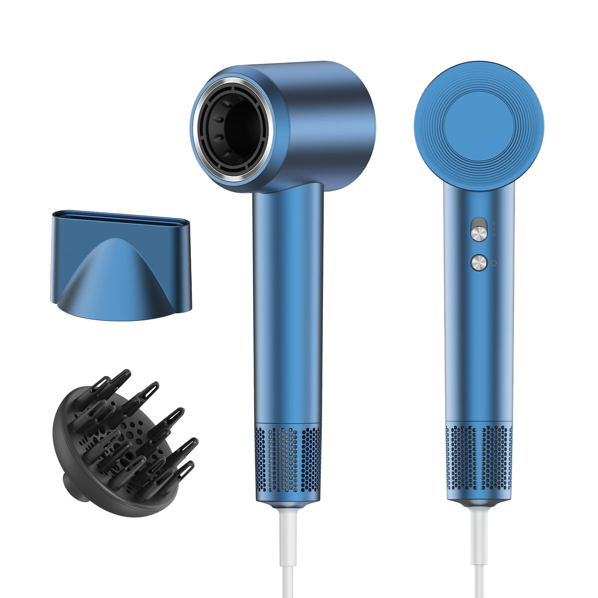 Hair Dryer, High Speed Ionic Blow Dryer, Blue