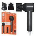RED Pro Ultra-Lightweight Air Master 4200 Hair Dryer, High-Speed 110,000 RPM BLDC Motor, 3 Heat & 3 Speed Settings, Magnetic Nozzle & Styling Pik Attachments, Lightweight Blow Dryer (Black)
