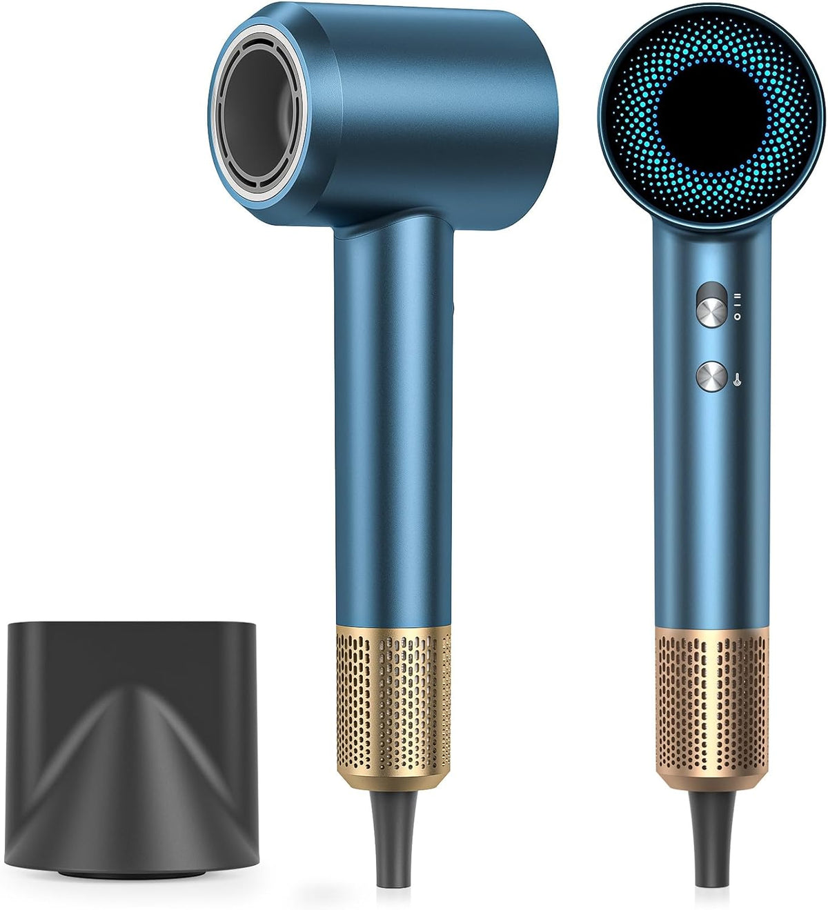 160000 RPM High Speed Hair Dryer, 500 Millions Negative Ionic Blow Dryer for Fast Drying, Hair Dryer with Diffuser, Low Noise Thermo Control Professional for All Hair Types