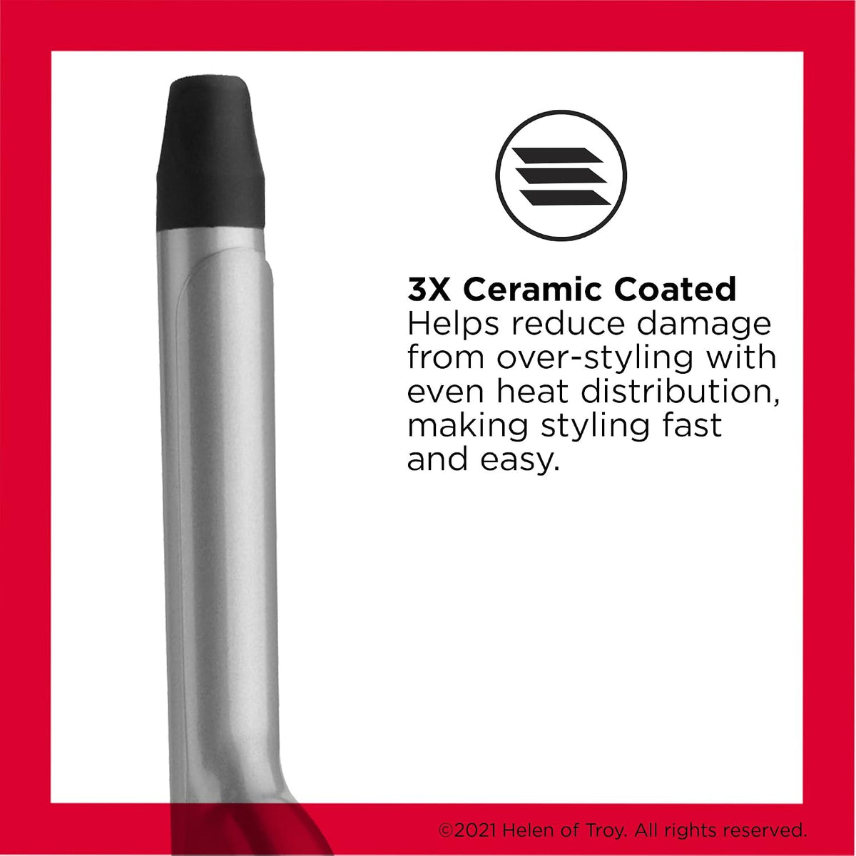 REVLON Perfect Heat Triple Ceramic 3/4" Curling Iron