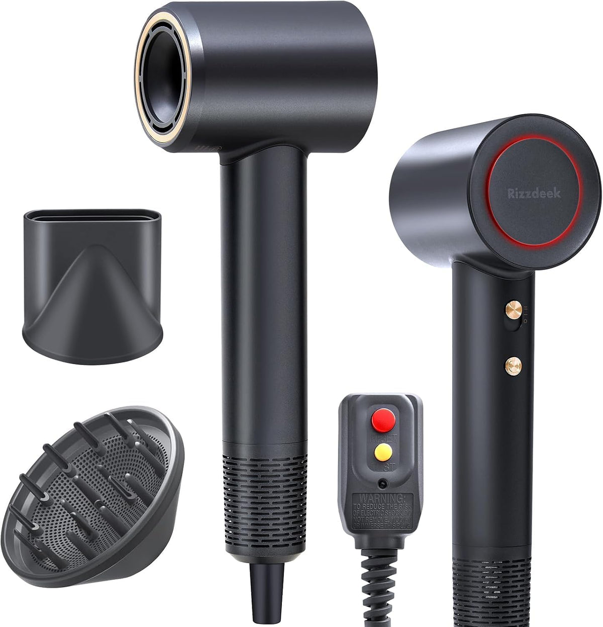 Hair Dryer 180000RPM Professional Salon High Speed Blow Dryer with Diffuser