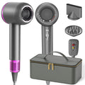 NUTROMO Hair Dryer with Carry Case,160,000 RPM High Speed Ionic Blow Dryer