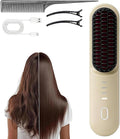 Go Brush Pro for Short Hair,Cordless Hair Straightener,Quick Styling(Black)