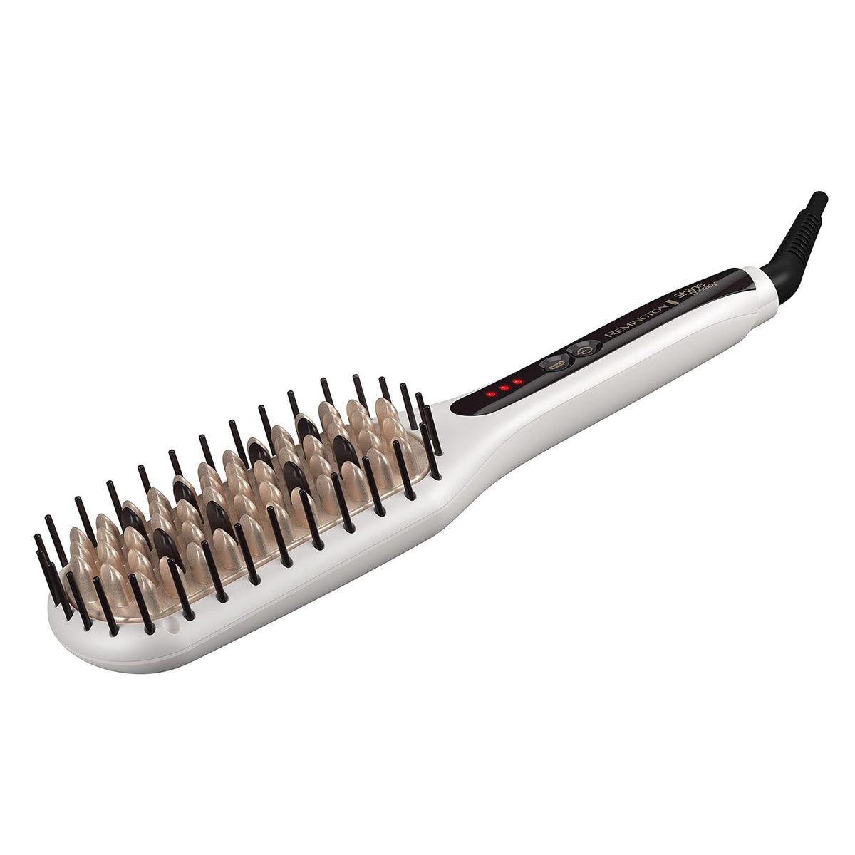 Remington Shine Therapy Hair Straightener Brush, 1 Count, Ceramic Infusion