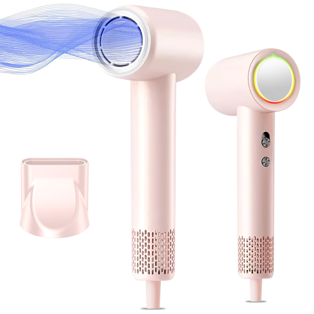 High-Speed Professional Hair Dryer with Negative Ion Technology – Lightweight, Low Noise Blow Dryer with Diffuser & Concentrator Nozzle, Salon-Quality Made for All Hair Types