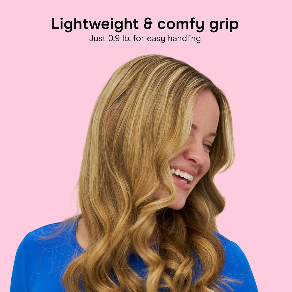 Conair Curling Iron, Double Ceramic, 1 1/2" Barrel, White/Rose Gold