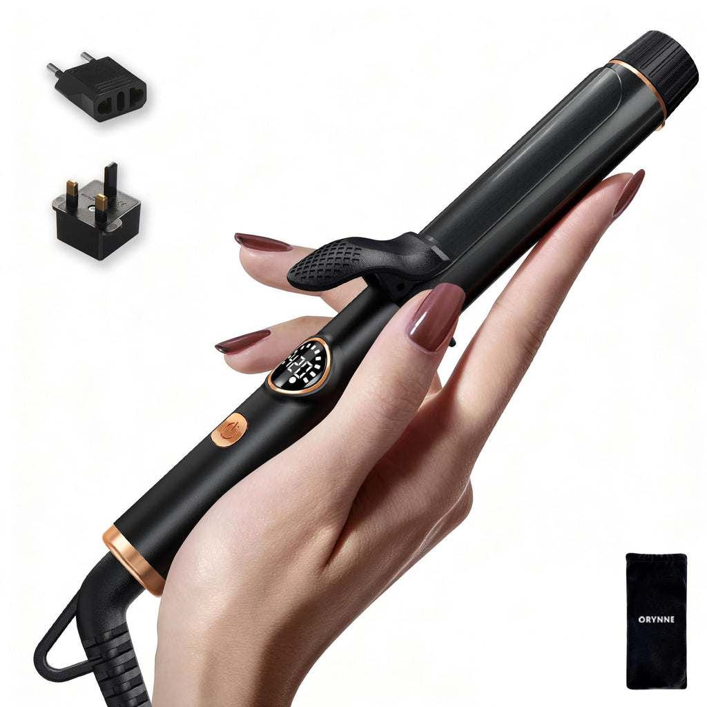 ORYNNE Mini Travel Curling Iron for Short Hair 1 Inch